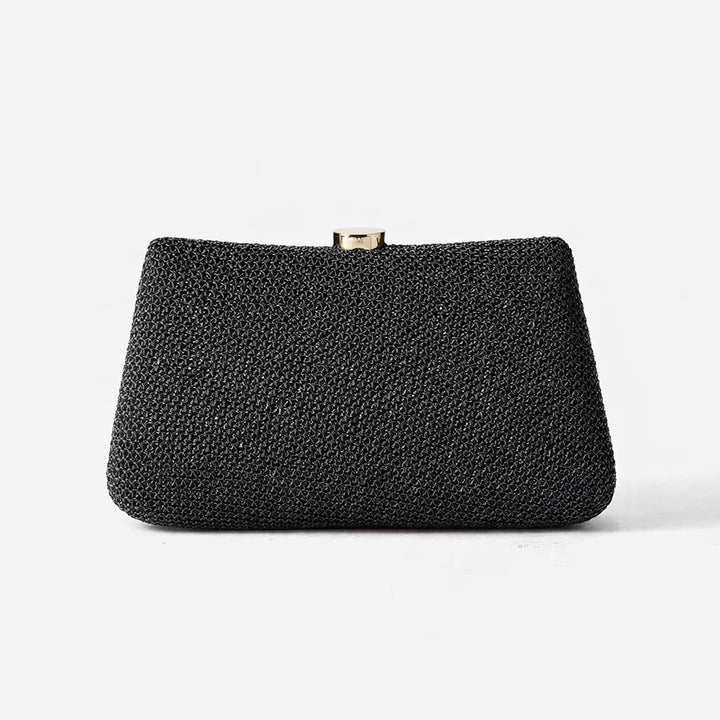 Textured Knit Evening Clutch