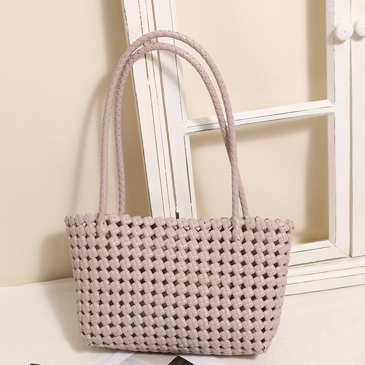 Braided Beach Bag with Practical Folding Mechanism Stornfield