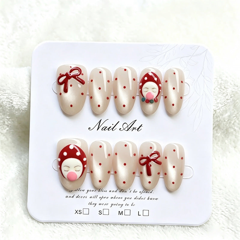 Festive Themed Press-On Nail Decor Stornfield
