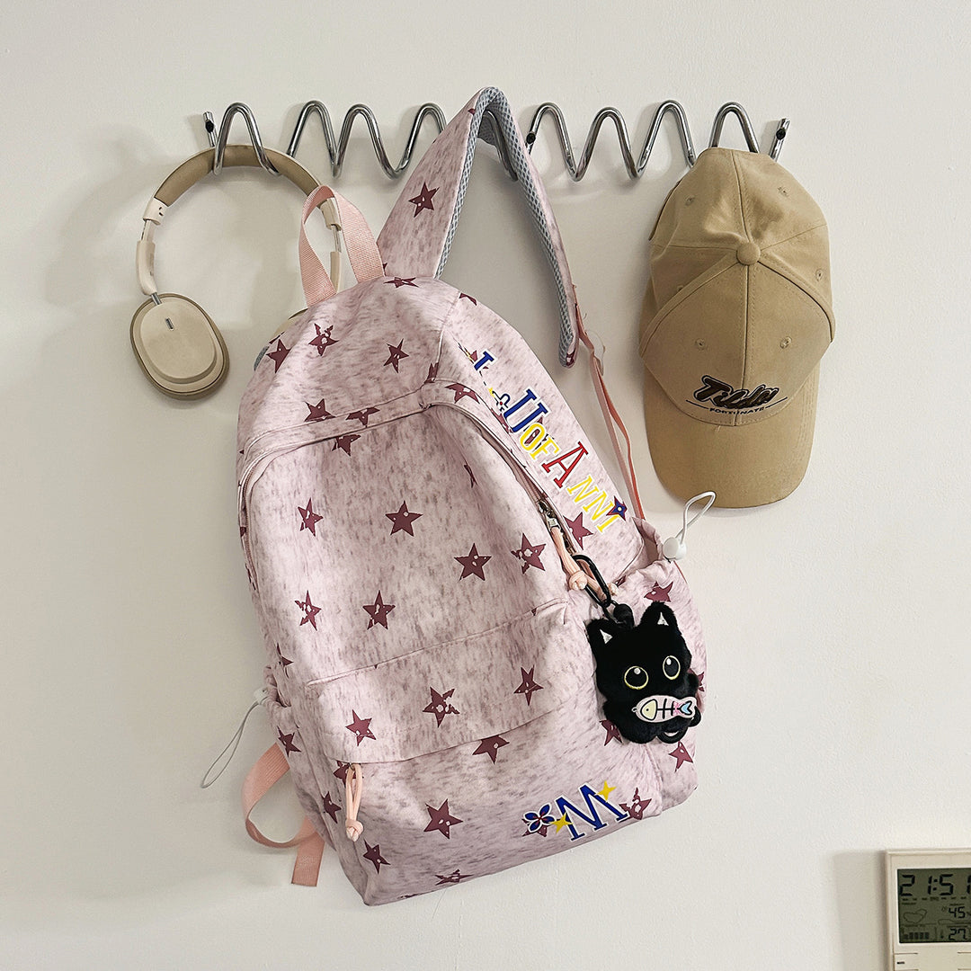 Star-Embellished Everyday Backpack Stornfield