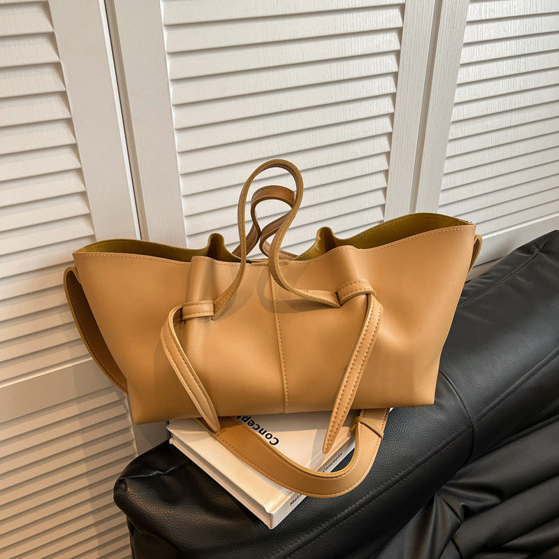 WoChic Minimalist Bow Tote Bag Stornfield