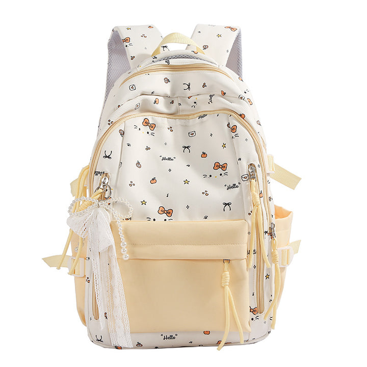 Leisure backpack with charming design and practical compartments Stornfield