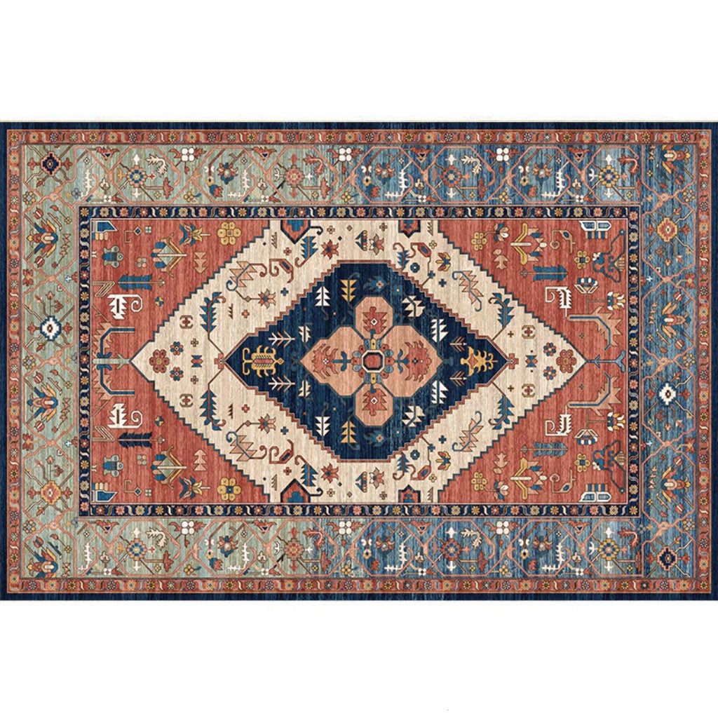 Vintage-Inspired Oriental Area Rug