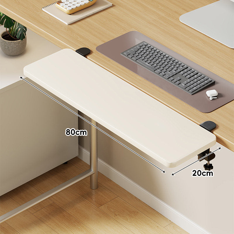 Extra-Wide Low-Profile Under-Desk Slide-Out Keyboard and Mouse Platform