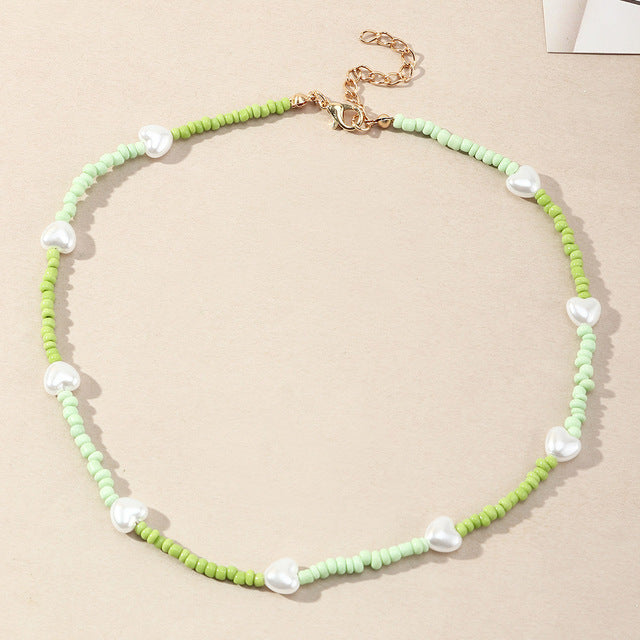 Pearl and Beaded Choker Necklace Stornfield