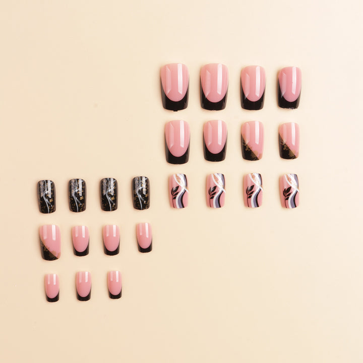 Artistic Luxury Press-On Nail Design Stornfield