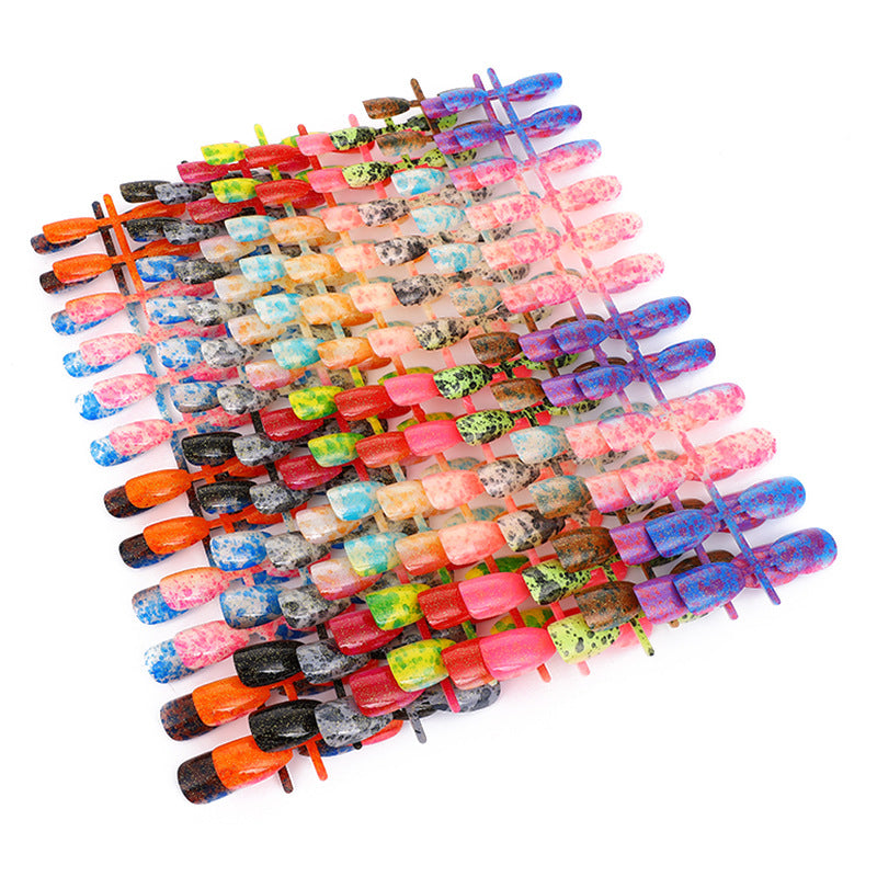 Luxury glitter design artificial nails Stornfield