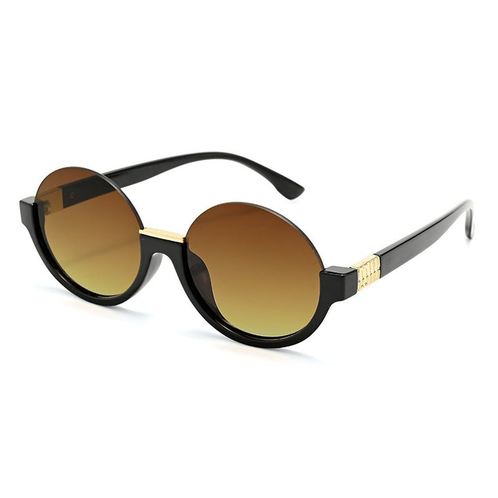 Women’s modern round sunglasses with elegant accents and UV protection Stornfield