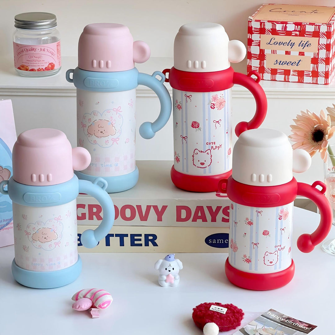 Ladies Insulated Floral Pattern Thermos Bottle Stornfield