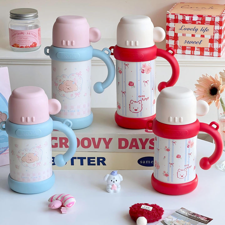 Ladies Insulated Floral Pattern Thermos Bottle Stornfield