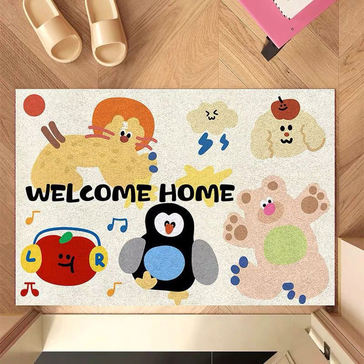 Fun Cartoon-Themed Welcome Mat Stornfield