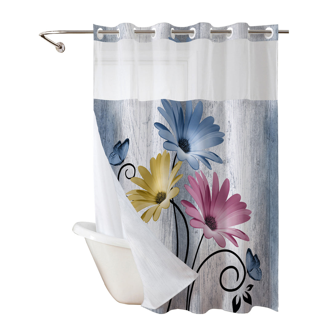 Floral Print Shower Curtain Stornfield