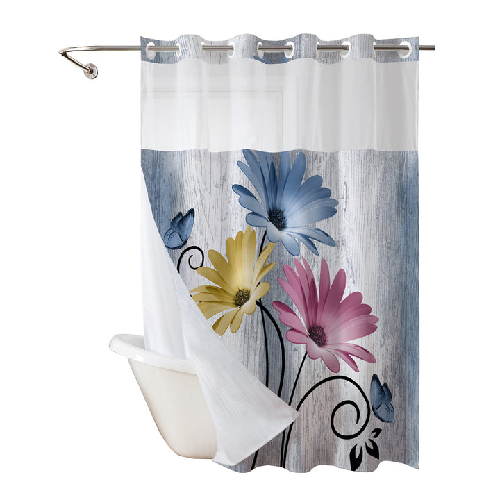 Floral Print Shower Curtain Stornfield