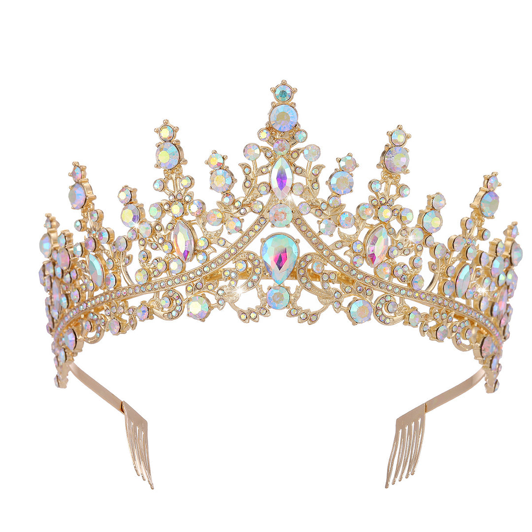 Ladies Rhinestone Tiara with Sparkling Gemstones Stornfield