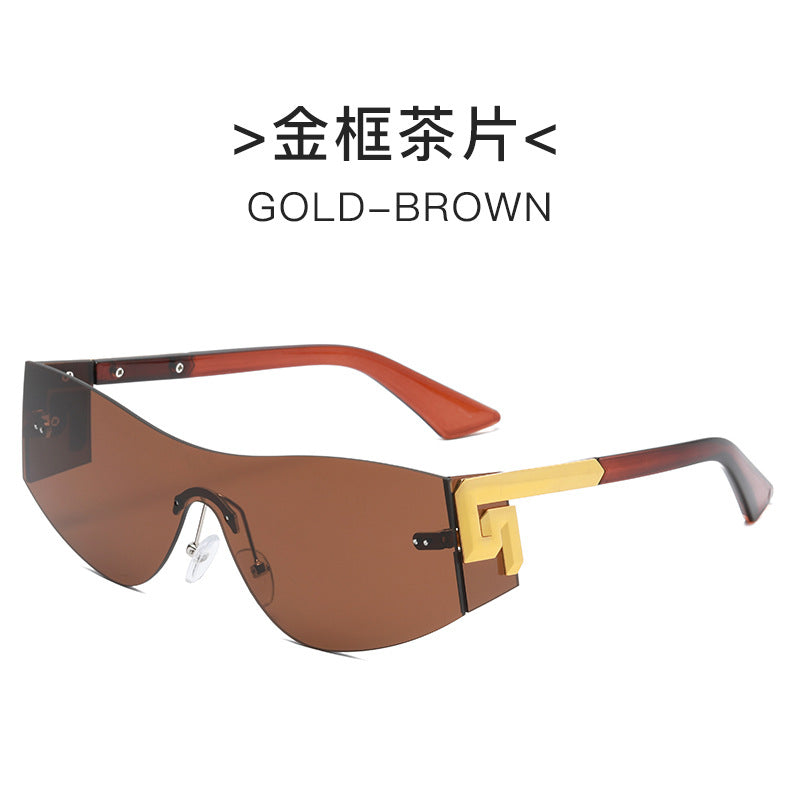 Women's futuristic oversized sunglasses with striking design Stornfield