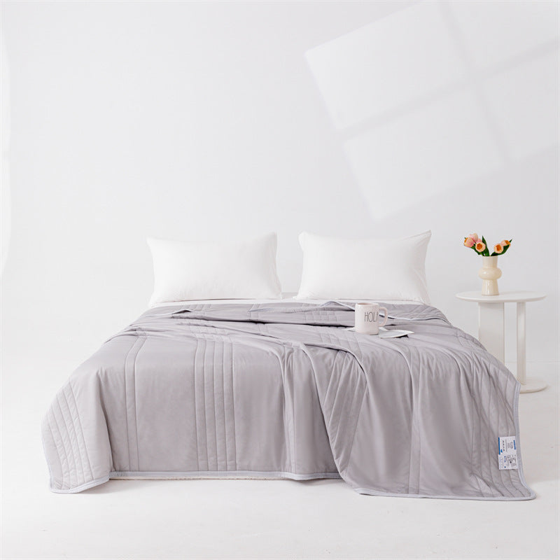 Cooling Ice Silk Summer Blanket – Lightweight, Washable, Soft Quilt for Babies & Adults | Stornfield