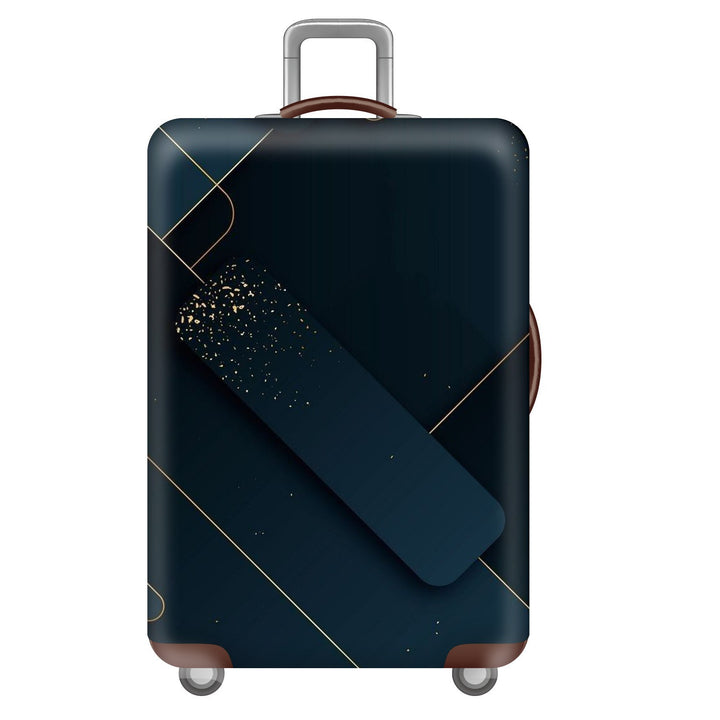 Unisex nan elastic suitcase cover with three-dimensional honeycomb pattern, shock-absorbing stretch protection cover for trolley with zipper Stornfield