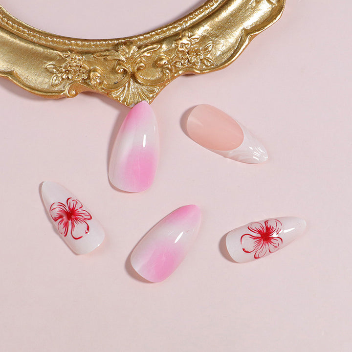 Premium Press-On Nail Set with Decorative Accents Stornfield