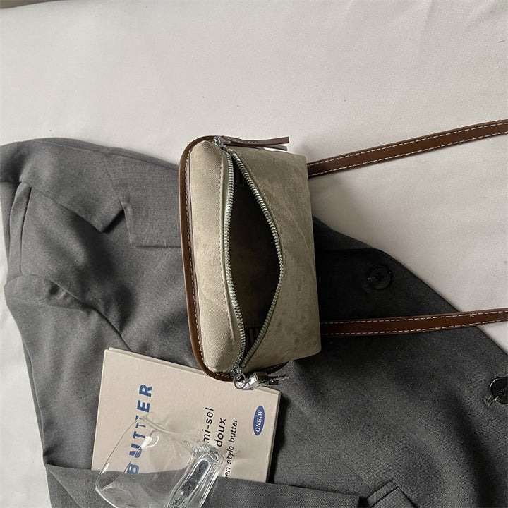 Compact Multi-Pocket Clutch Bag
