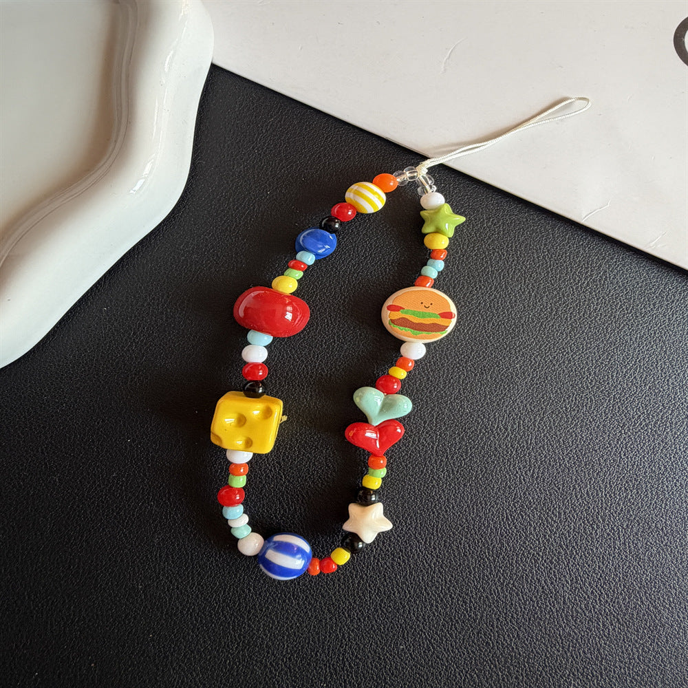 Playful Themed Beaded Eyewear Holder Stornfield