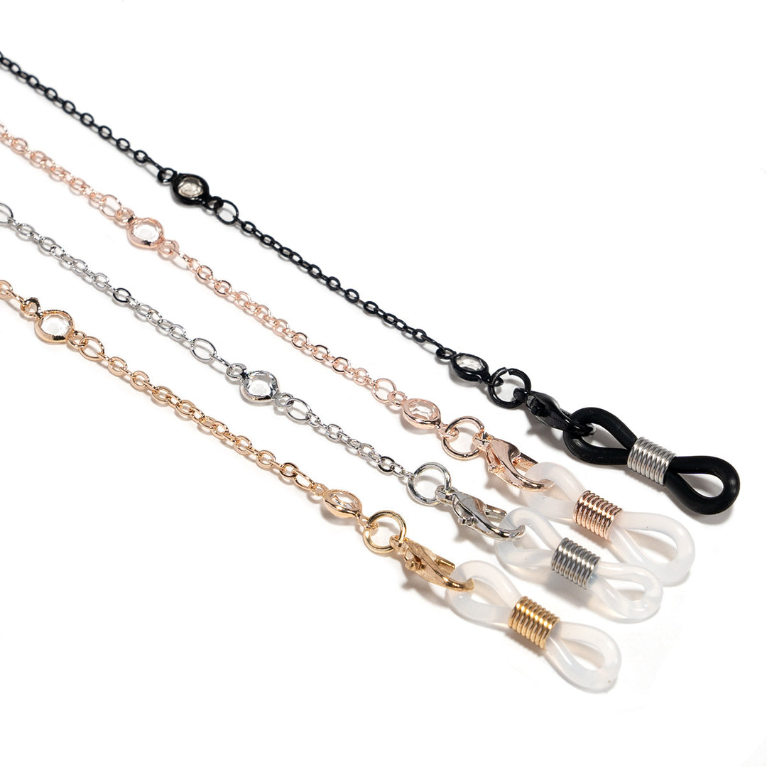 Crystal-Embellished Eyewear Chain Stornfield