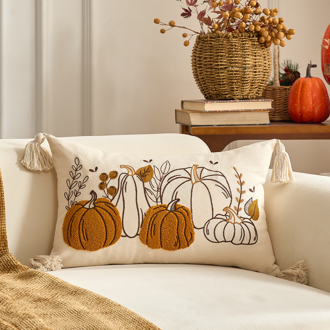 Decorative Pumpkin Throw Pillow