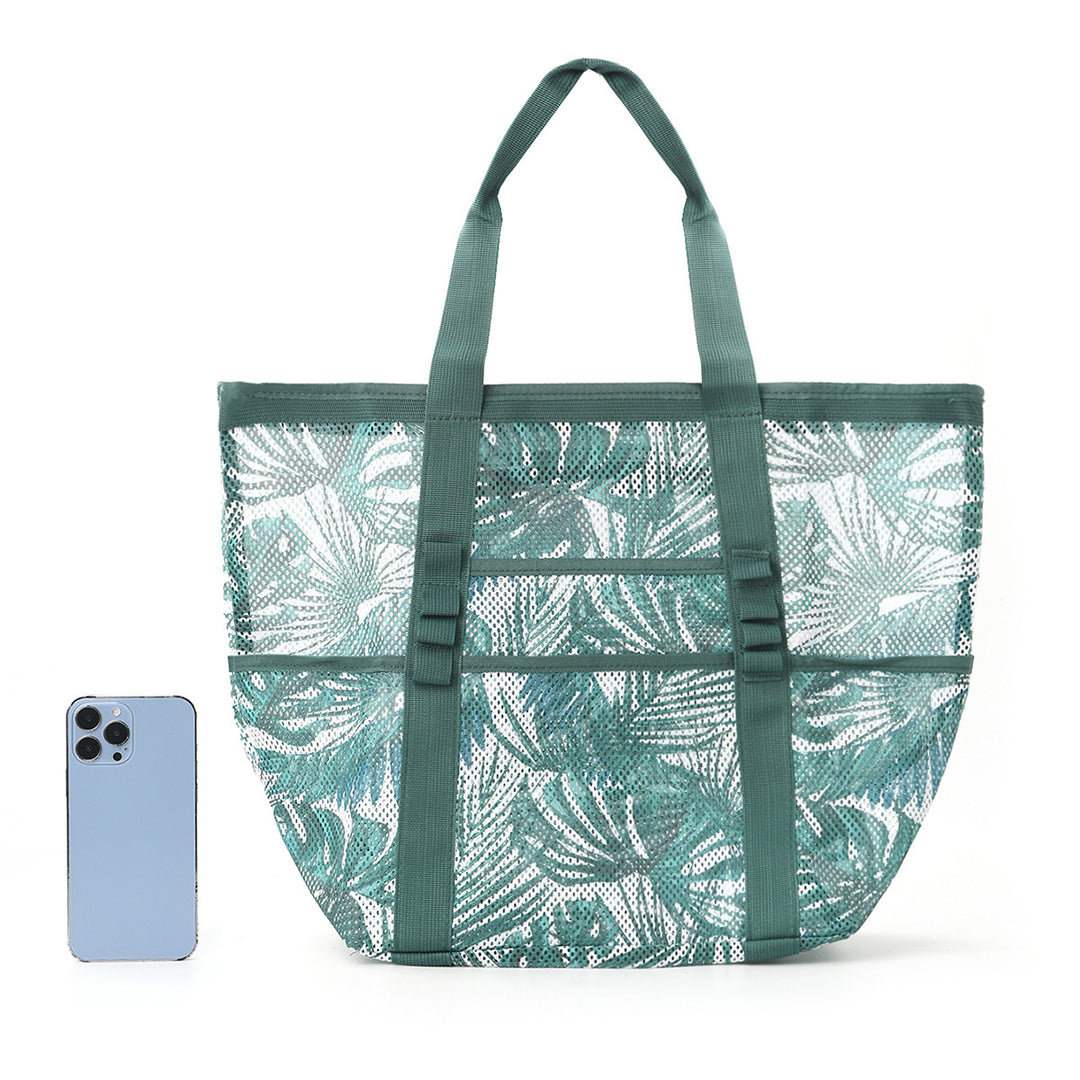 Practical Beach Bag in Airy Mesh Design Stornfield