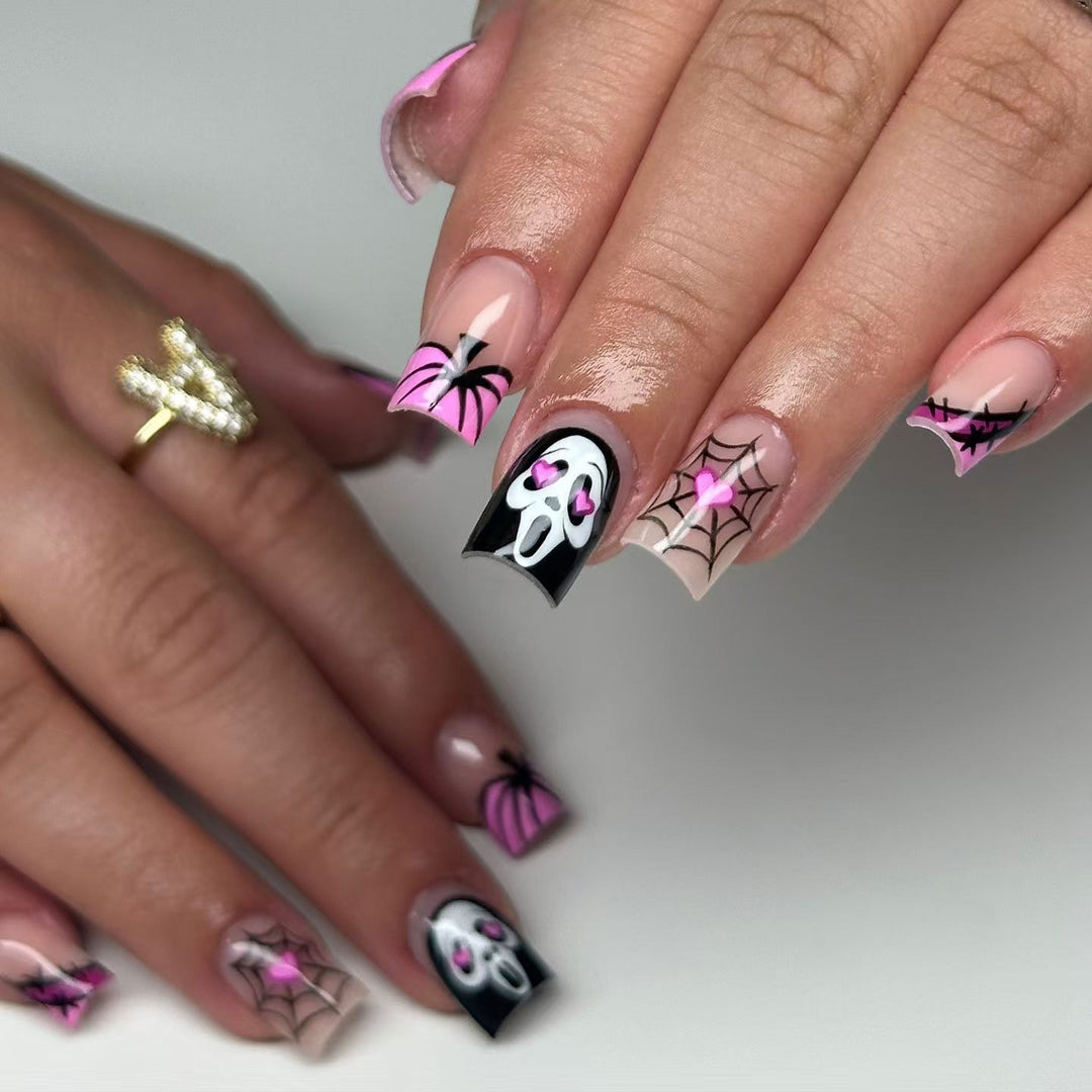Halloween-Themed Press-On Nail Set Stornfield