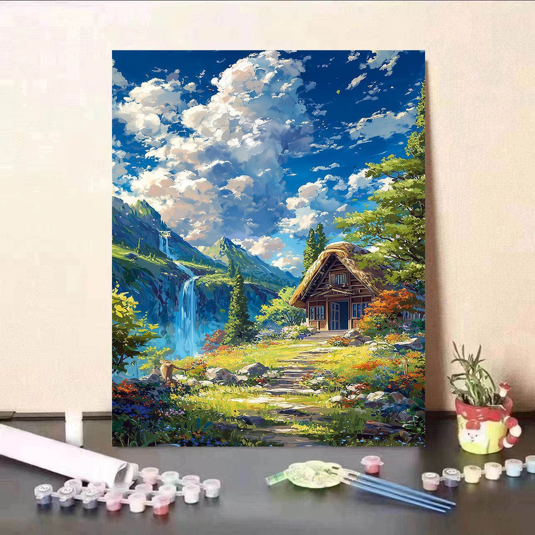 Scenic Waterfall Canvas Art Print Stornfield