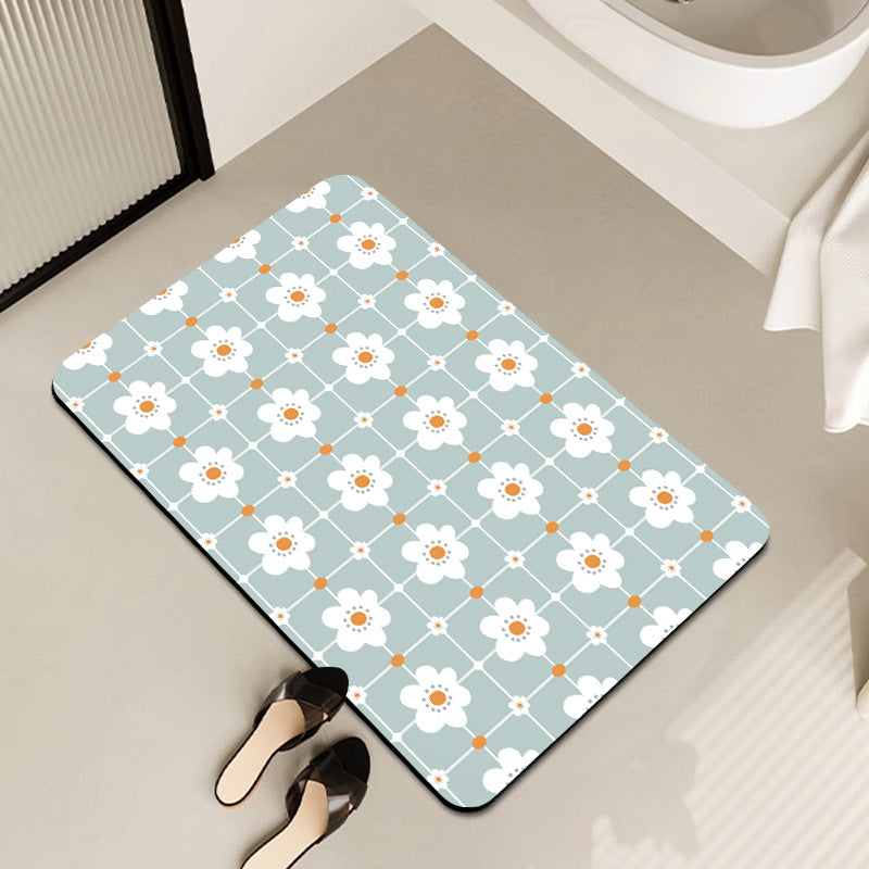 Geometric Pattern Decorative Floor Mat Stornfield