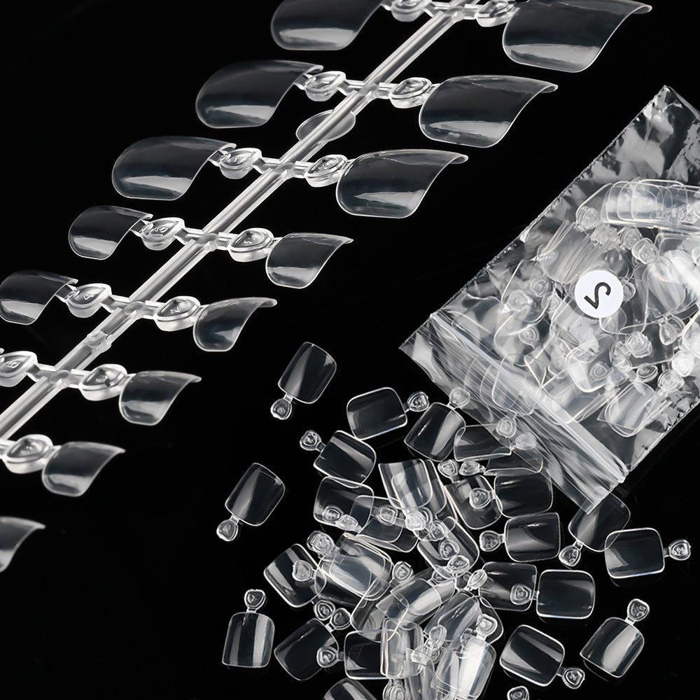 Professional Clear Gel Toenail Tips Stornfield