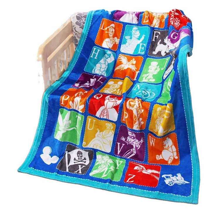 Cartoon-themed Fleece Throw Blanket