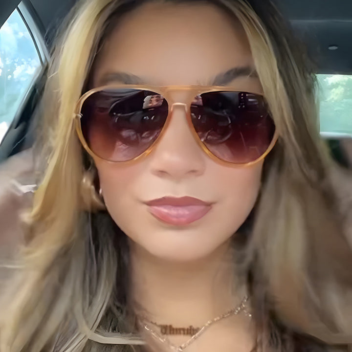 Women's fashion pilot sunglasses with elegant metal accents Stornfield