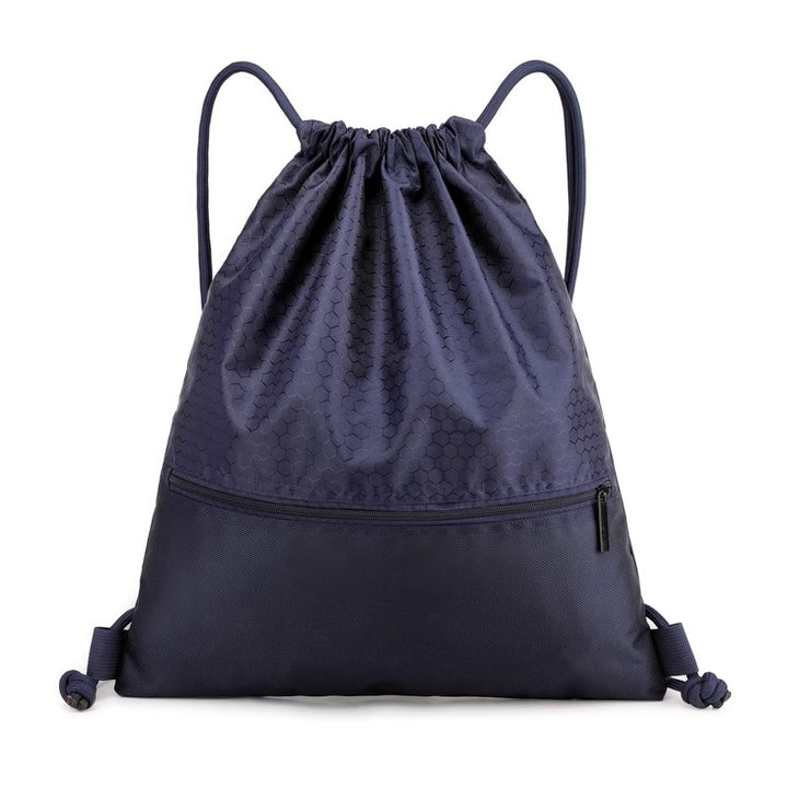 Honeycomb Patterned Drawstring Gym Bag Stornfield