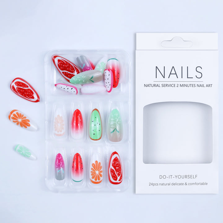 Artificial Nails in Fruity Design Stornfield