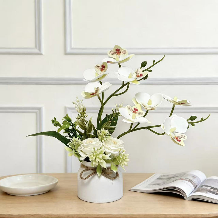 Home Decorative Artificial Orchid for Indoor Display and Styling