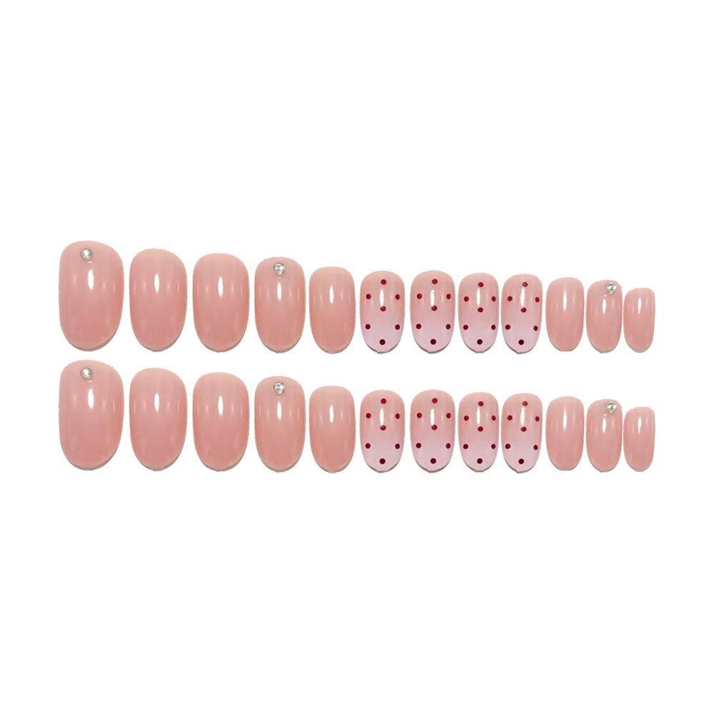 Trendy Polka Dot Design Artificial Nails Stornfield