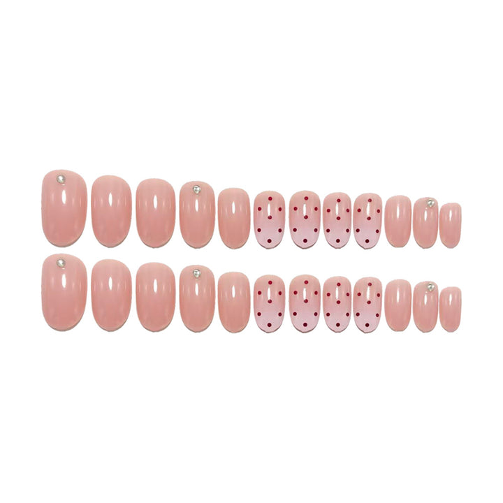 Trendy Polka Dot Design Artificial Nails Stornfield