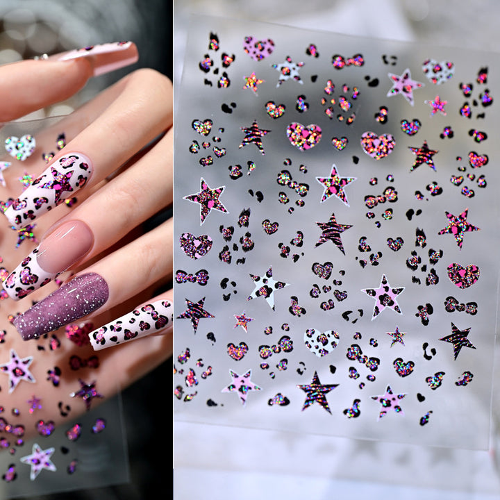 Sparkling Nail Art Stickers Set