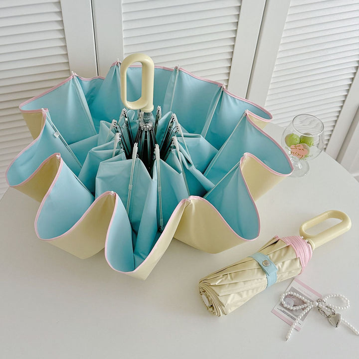 Women's Foldable Umbrella with Innovative Flower Shape Stornfield