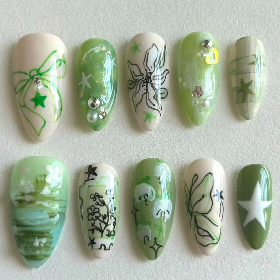 Thematic Artisan Press-On Nail Set Stornfield