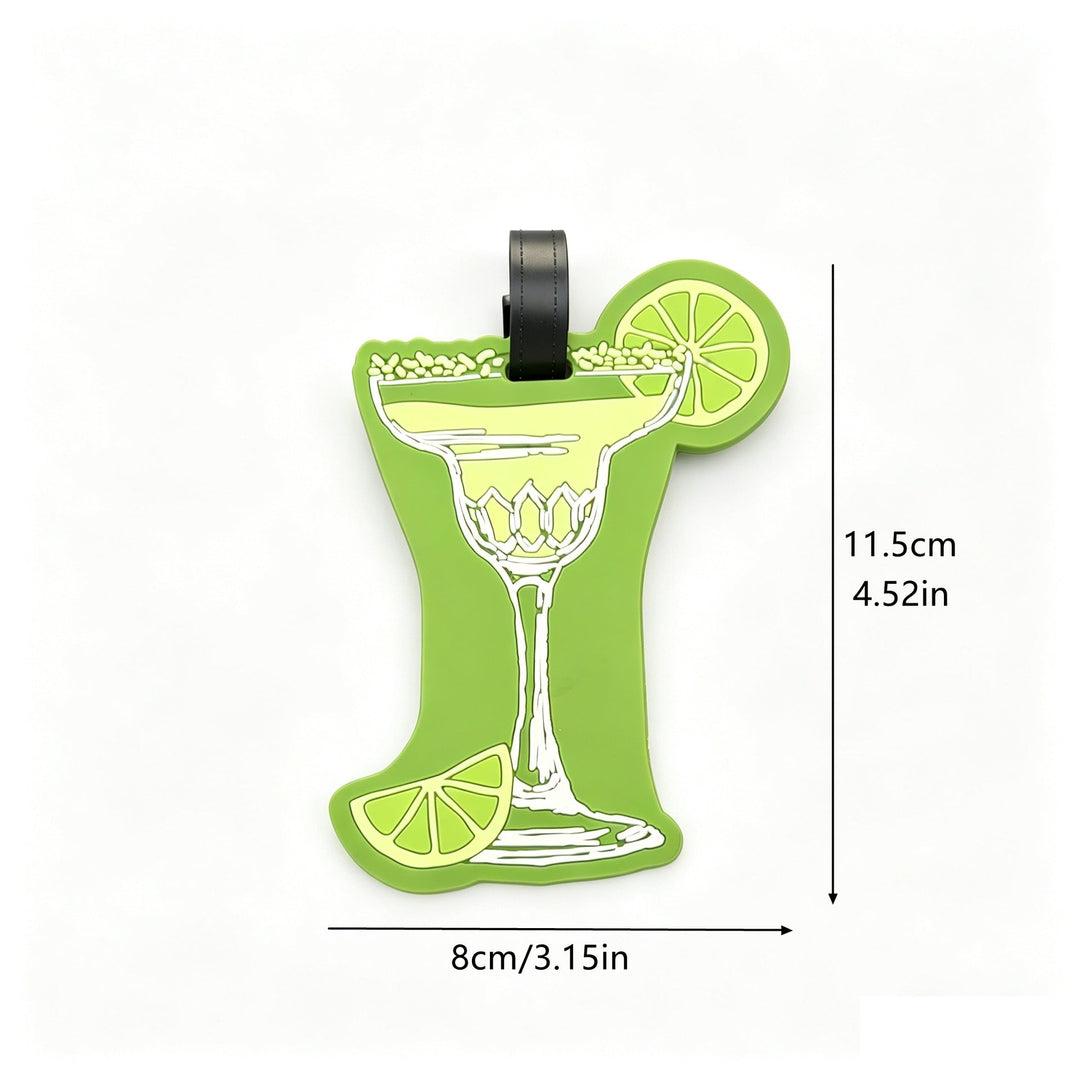 Martini-Themed Luggage Tag Stornfield