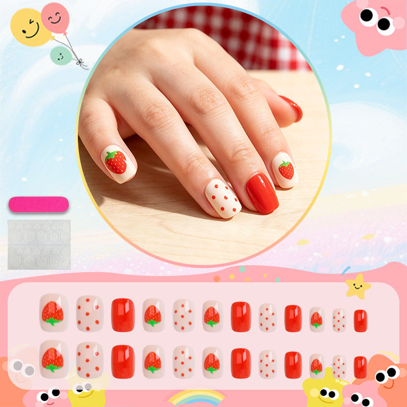 Nail art set with playful flamingo and stripe patterns Stornfield