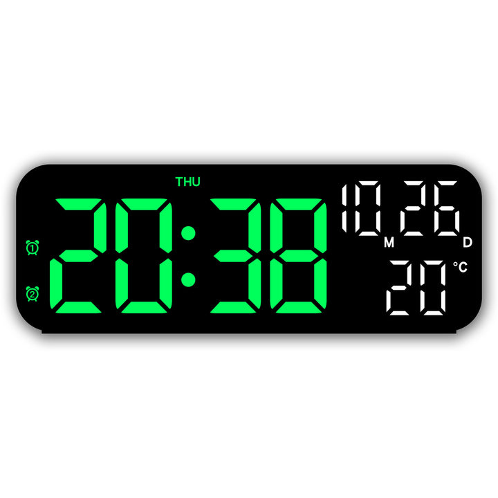 Digital Alarm Clock with Large LED Display and Weather Function Stornfield