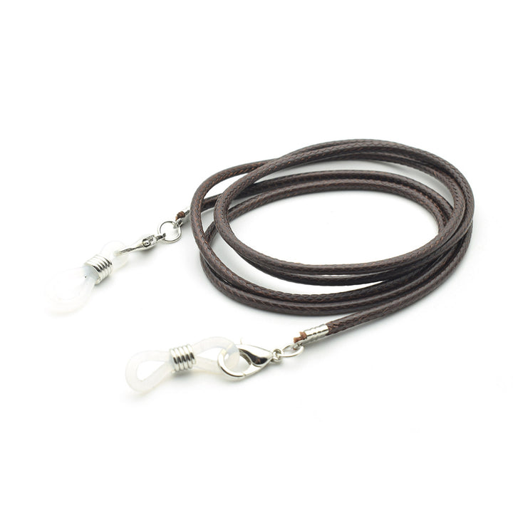 Braided Leather Eyewear Holder Stornfield