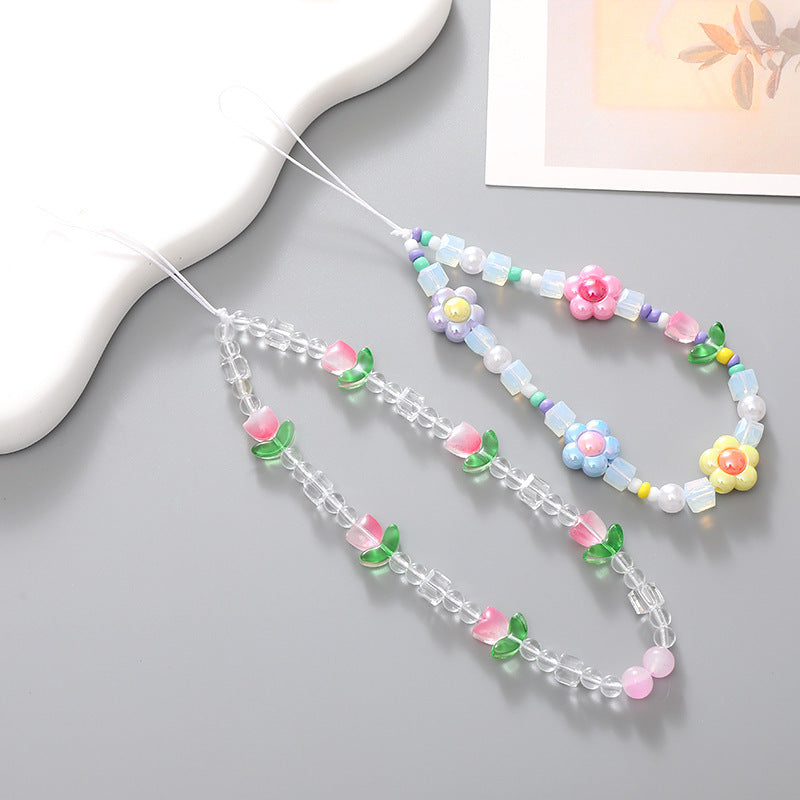 Floral Beaded Eyewear Holder Stornfield