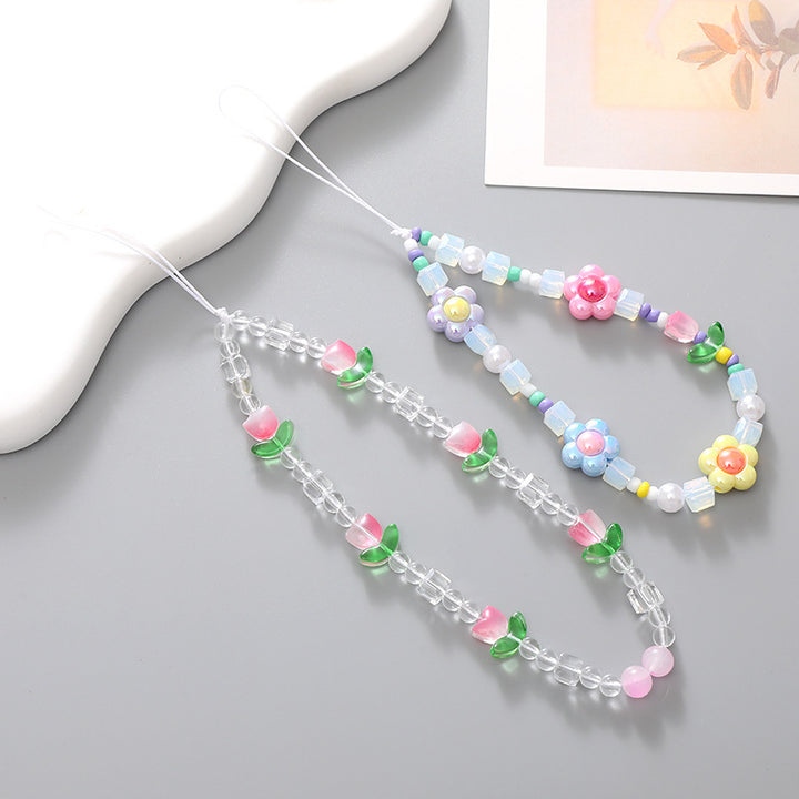 Floral Beaded Eyewear Holder Stornfield