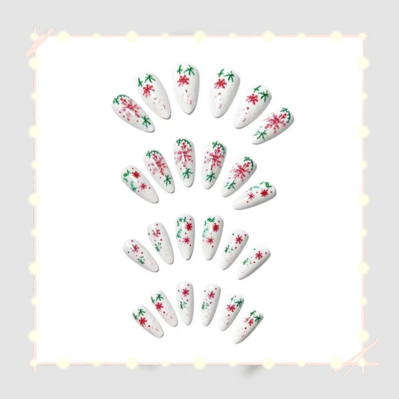 Creative Nail Art with Festive Snowflake Design Stornfield
