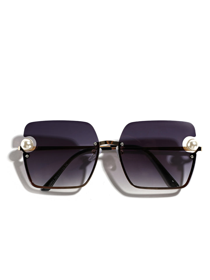 Women's square sunglasses with elegant transparent frame Stornfield