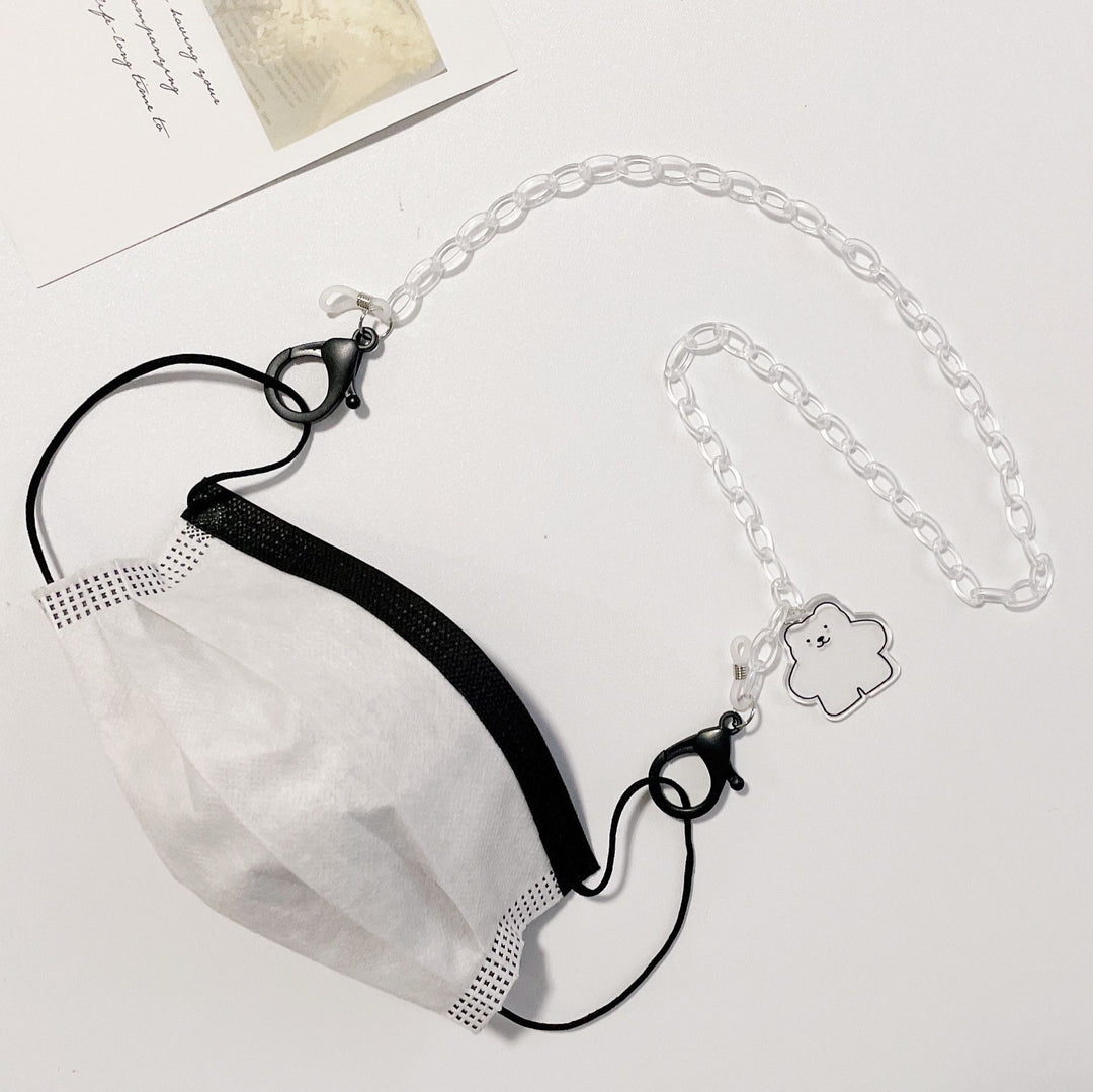Glasses chain holder with cute bear pendant Stornfield